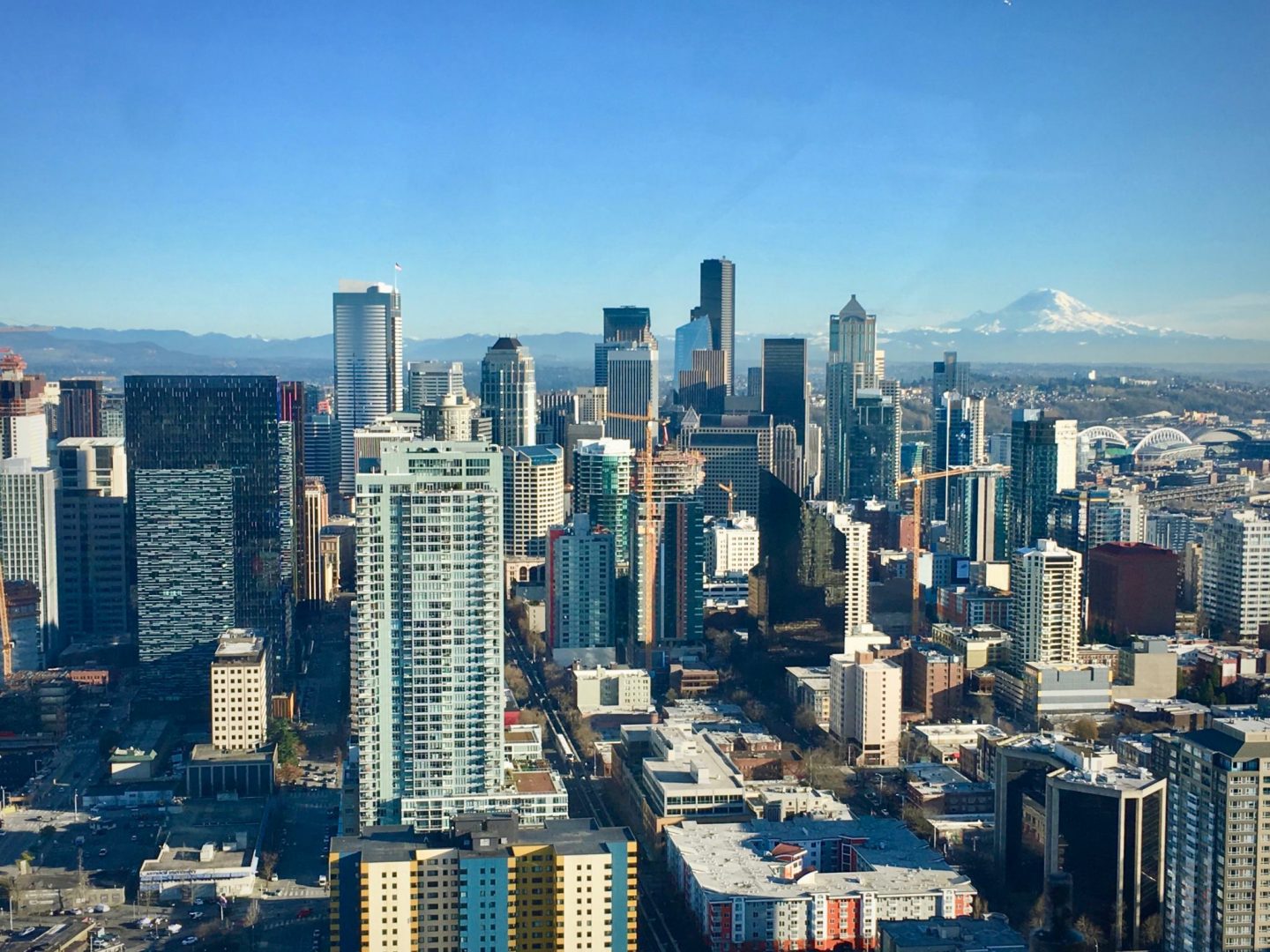 Seattle, Washington (view from Space Needle) - The Spectacular Adventurer