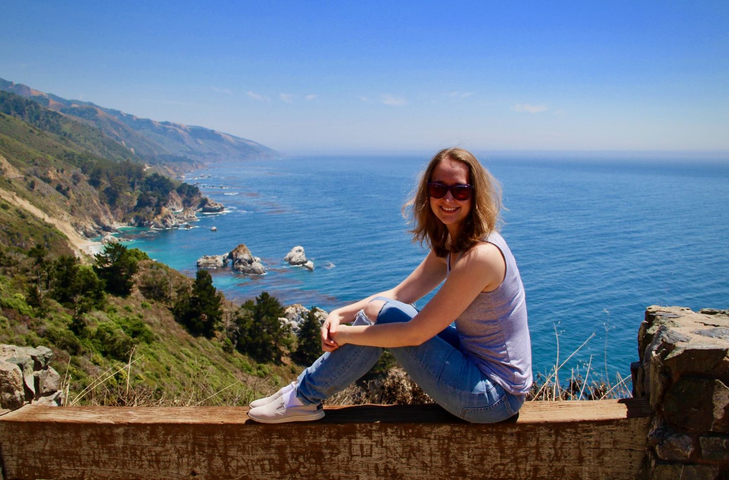 Highway 1 California ocean overlook - The Spectacular Adventurer