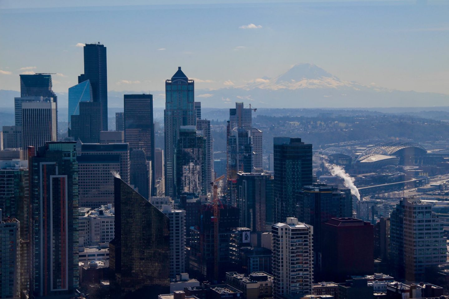 Seattle view from Space Needle Seattle, Washington - The Spectacular Adventurer