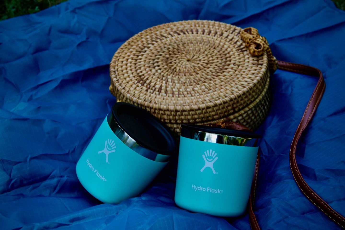 Straw Purses & Hydro Flask Cups for Summer Picnics ... The Spectacular Adventurer