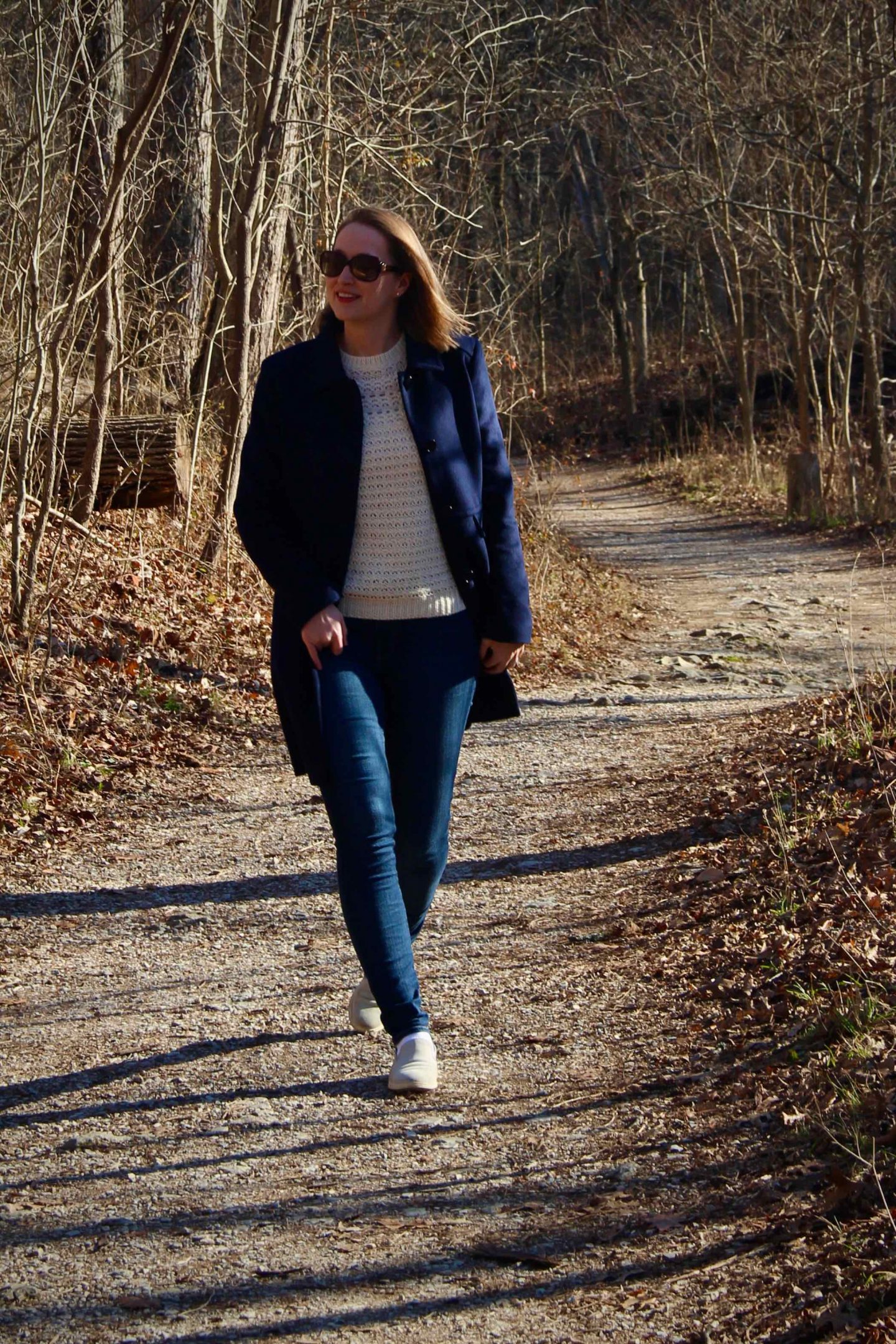 Preppy Winter Outfit | Walks through Sharon Woods Cincinnati | The Spectacular Adventurer